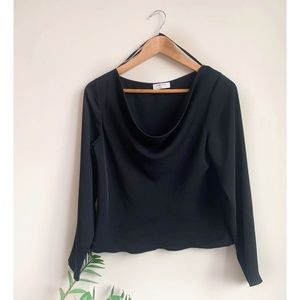 Babaton Cowl Neck Blouse